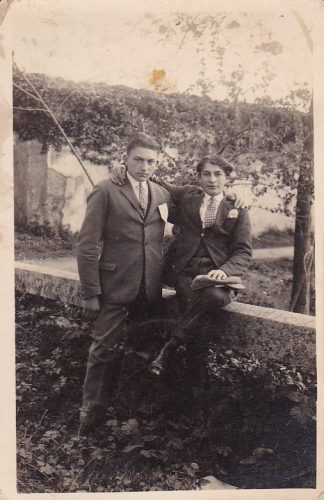 16a Gerli Luigi a sx nato nel 1909 a dx Beretta Attilio nato 1908 Forse anni 30 Fonte Franco Gerli